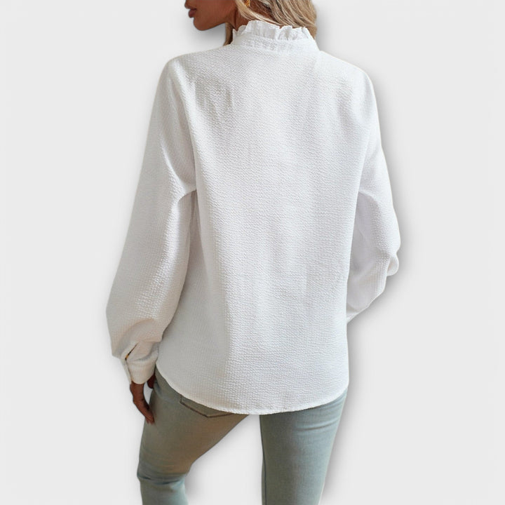 Lily – Long-Sleeved Blouse with a Soft Fit