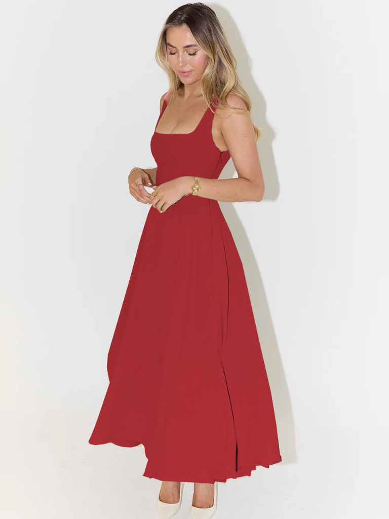 Luretta – Modern Sleeveless Midi Dress