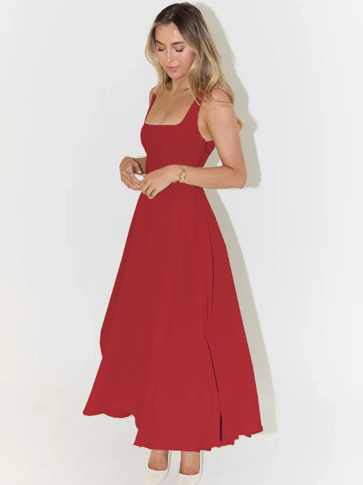 Luretta – Modern Sleeveless Midi Dress