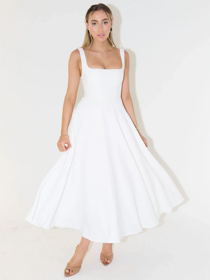 Luretta – Modern Sleeveless Midi Dress