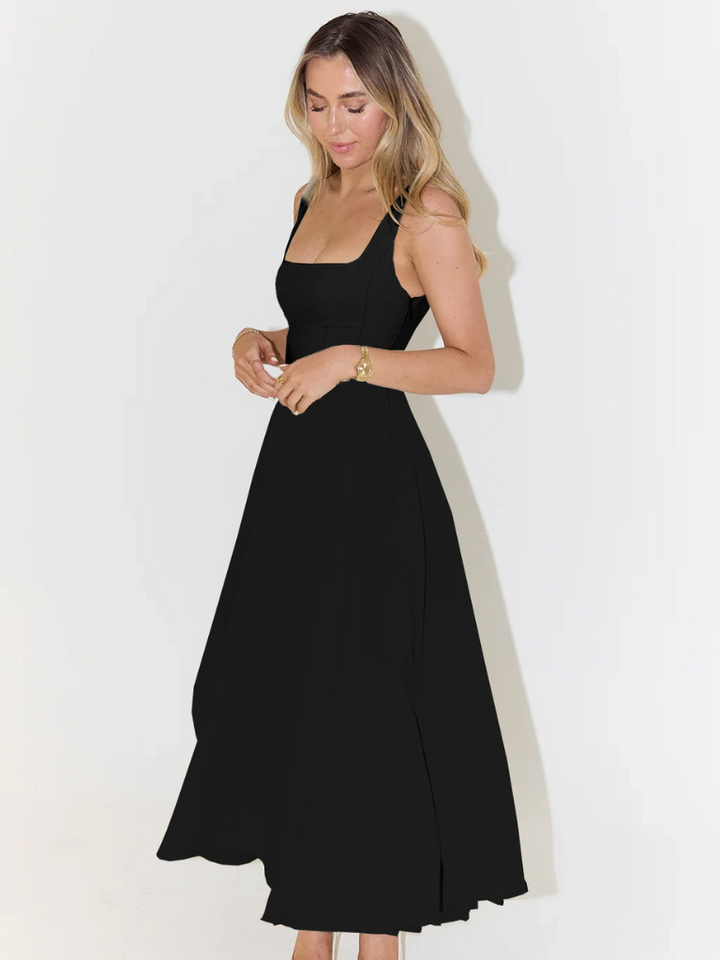 Luretta – Modern Sleeveless Midi Dress