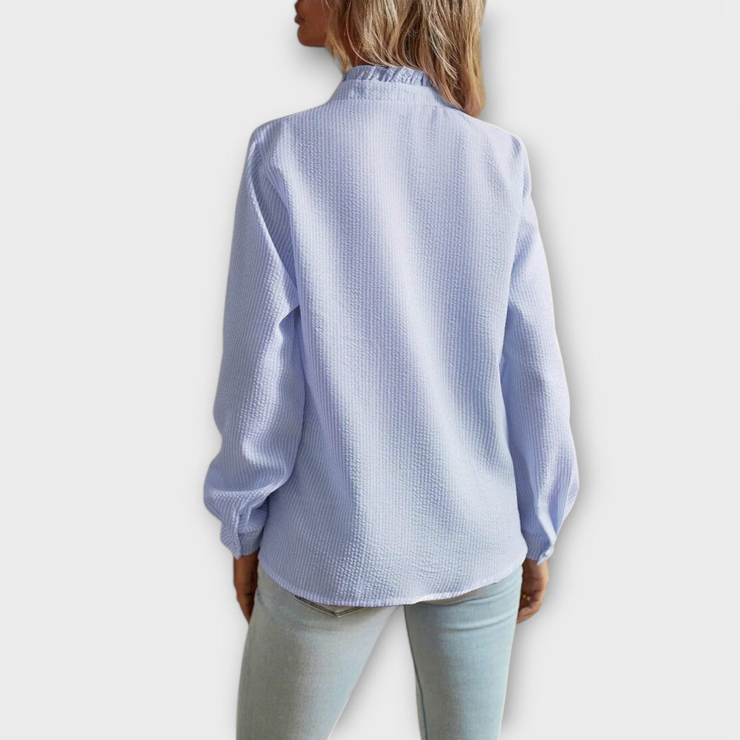 Lily – Long-Sleeved Blouse with a Soft Fit