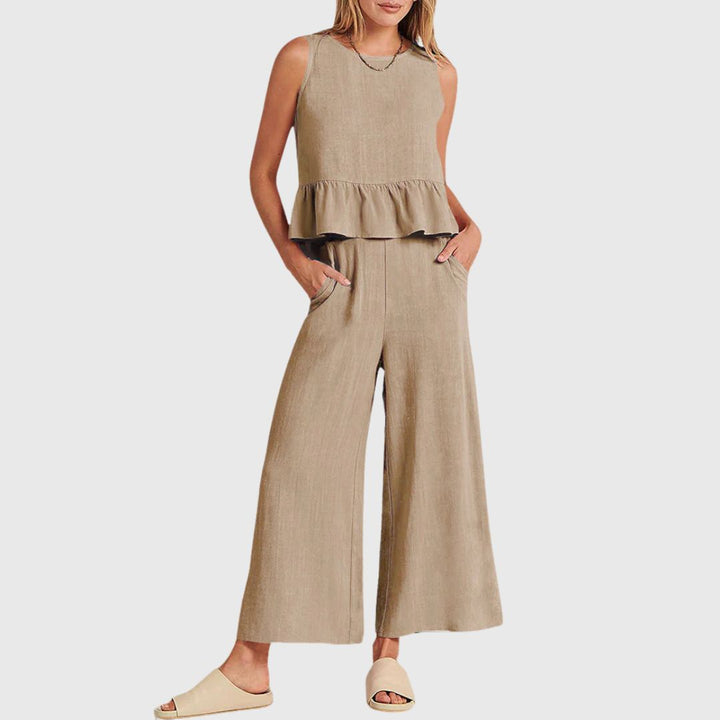 Ramona – Soft Two-Piece Set with Feminine Detail
