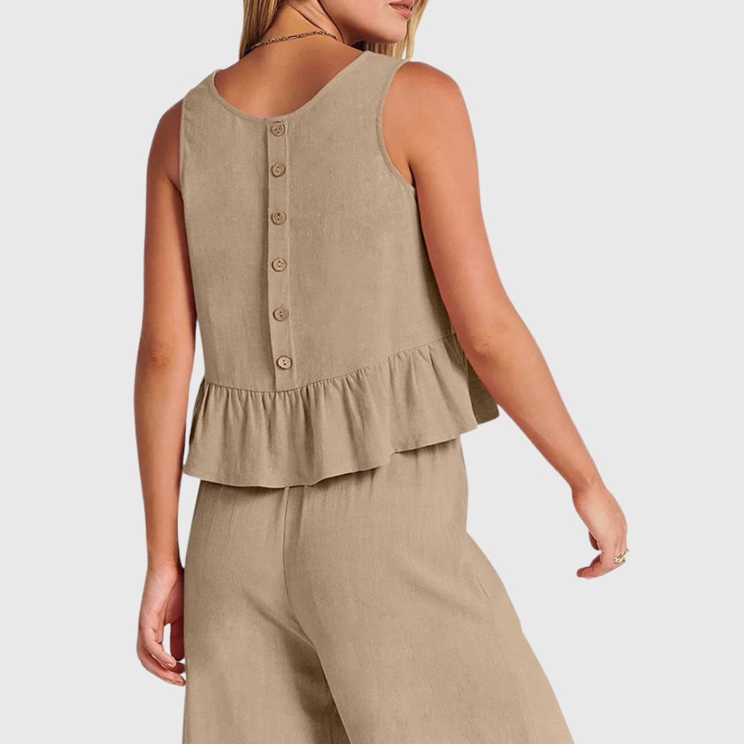 Ramona – Soft Two-Piece Set with Feminine Detail