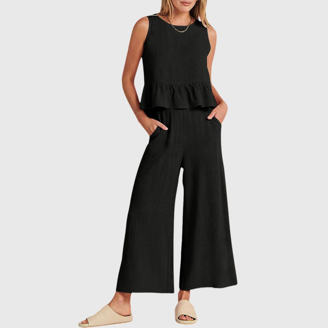 Ramona – Soft Two-Piece Set with Feminine Detail