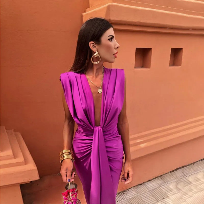 SERENA | CUT-OUT MIDI DRESS