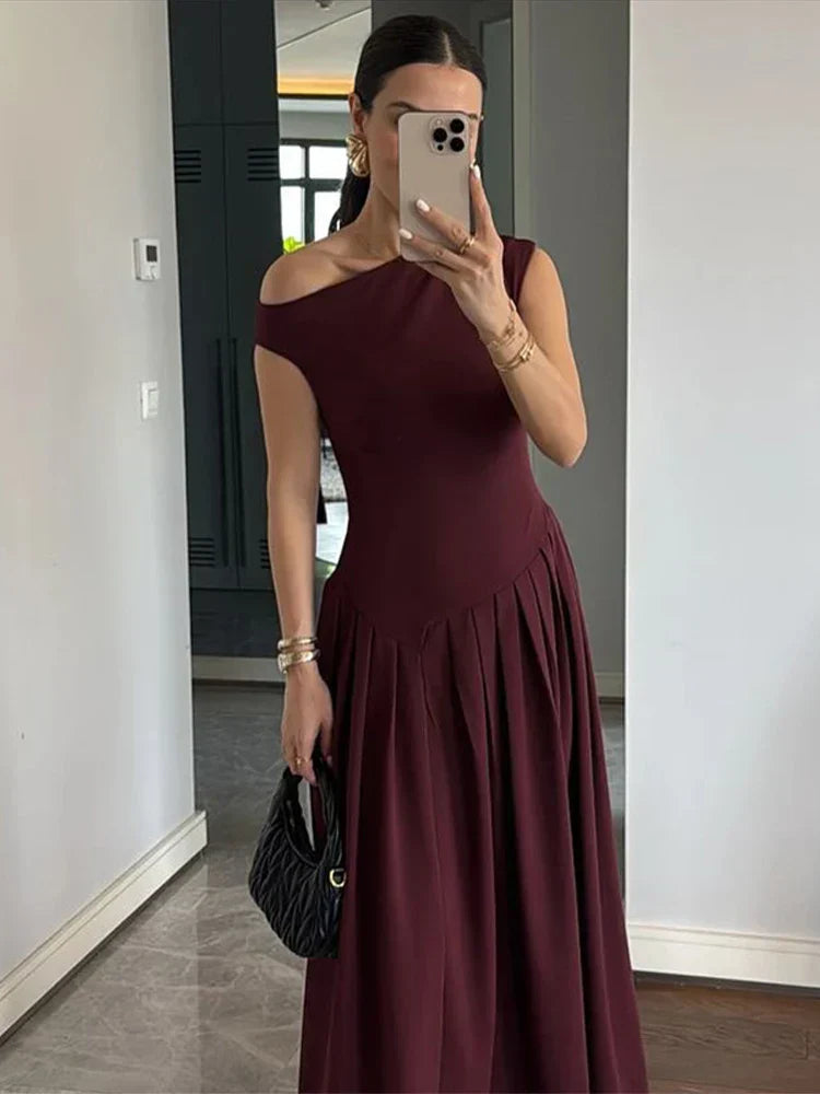 Clara Monroe | Short Sleeve Maxi Dress