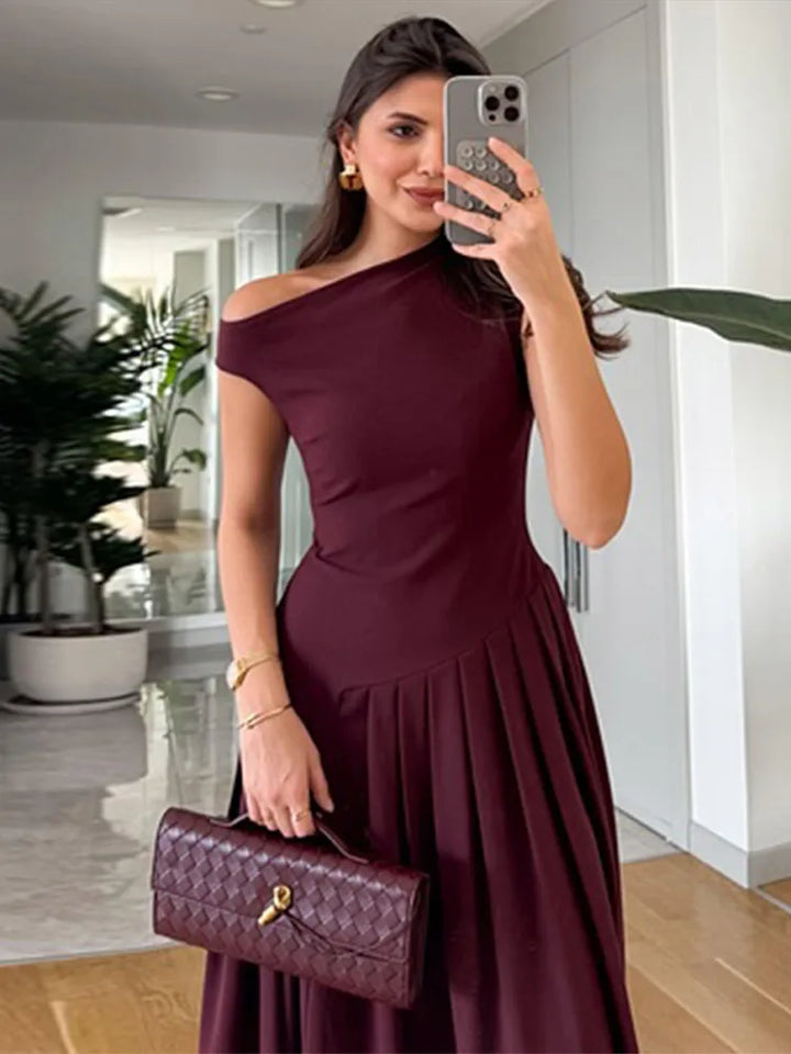 Clara Monroe | Short Sleeve Maxi Dress