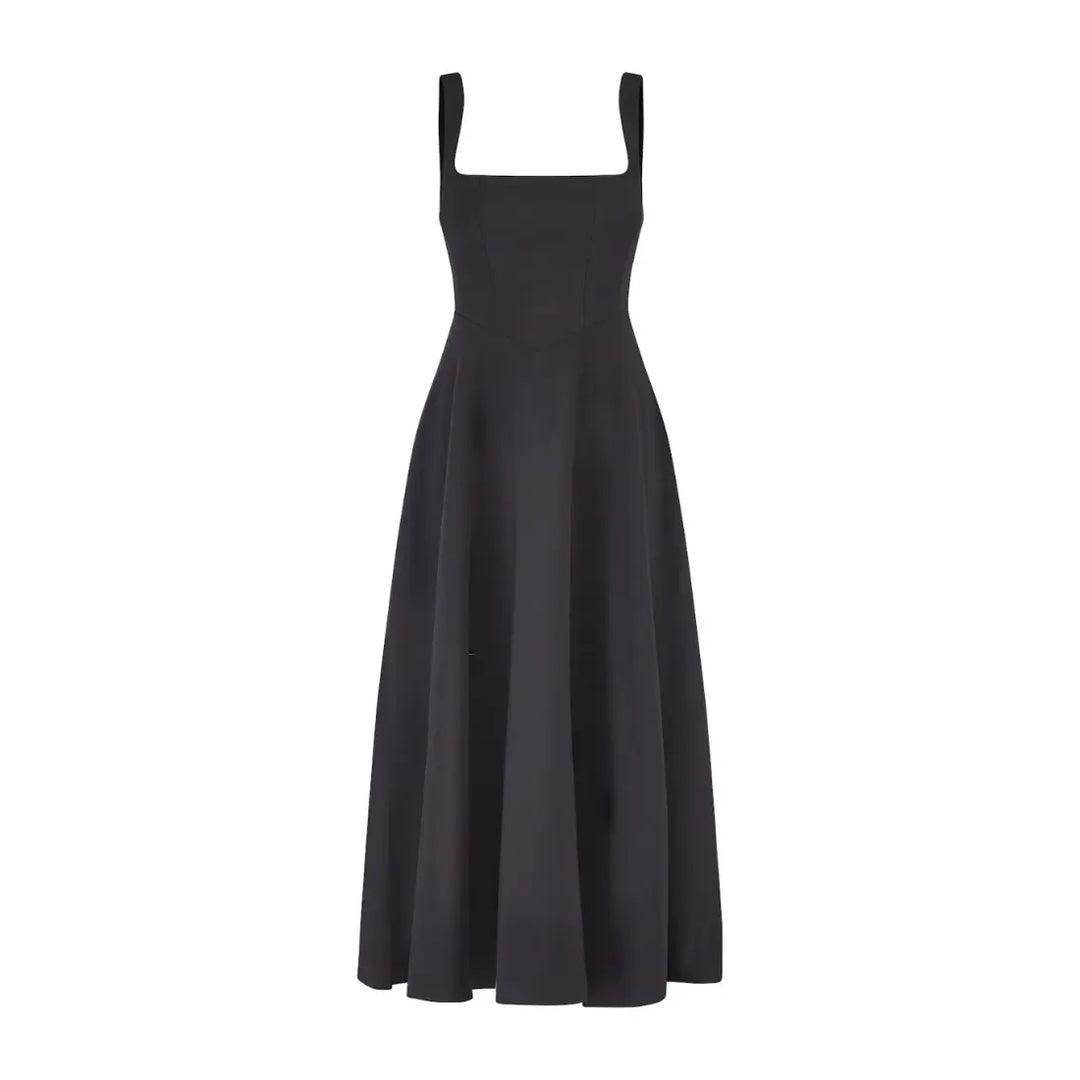 YARA-BELLE | HIGH-WAISTED MIDI DRESS