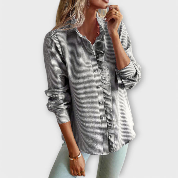 Lily – Long-Sleeved Blouse with a Soft Fit