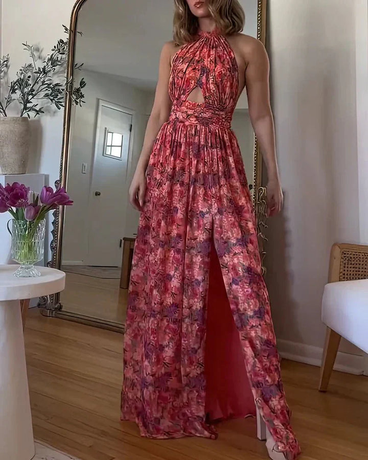 LunaFloréa – Maxi Dress with Floral Print