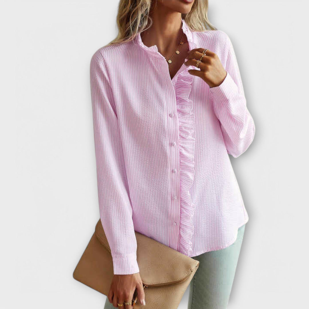 Lily – Long-Sleeved Blouse with a Soft Fit