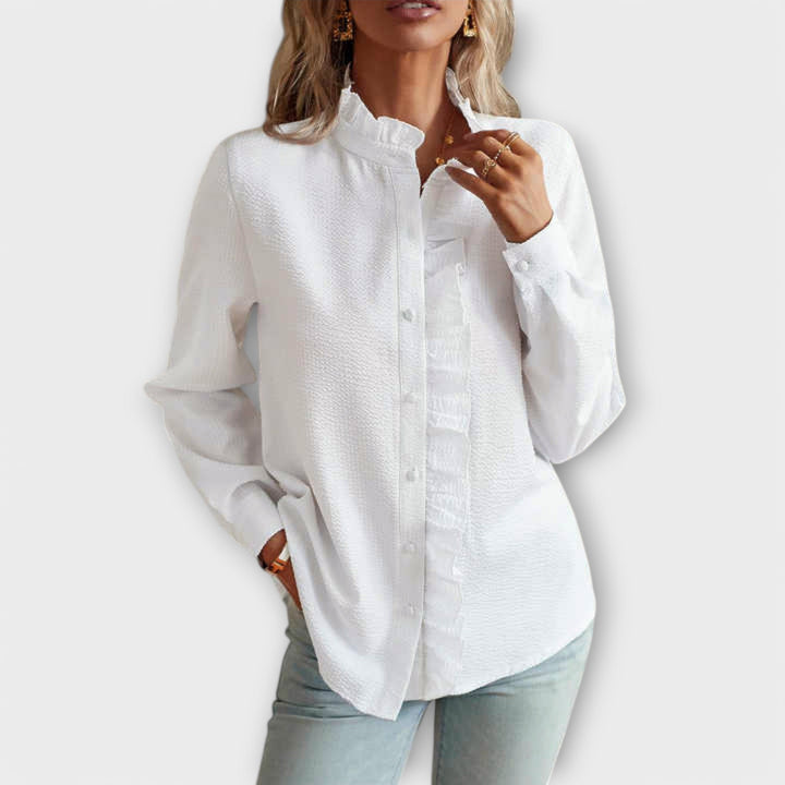 Lily – Long-Sleeved Blouse with a Soft Fit